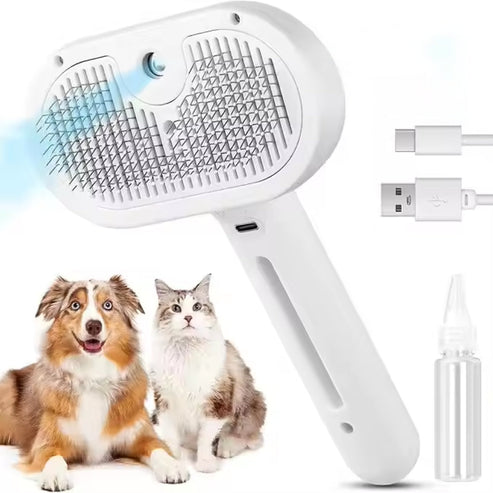 SteamPup™ Dog Brush | Steam Powered Slicker Brush for Dogs