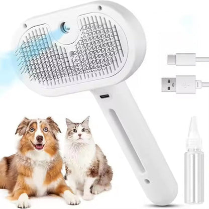 SteamPup™ Dog Brush | Steam Powered Slicker Brush for Dogs